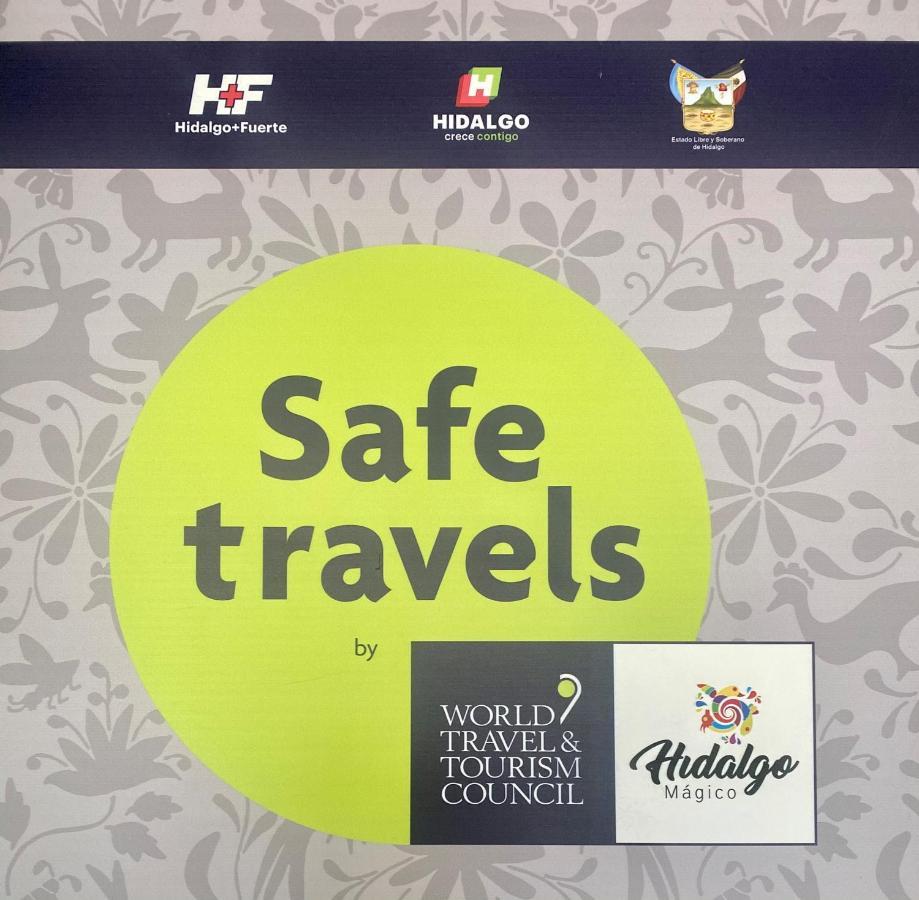 Отель La Joya Pachuca Экстерьер фото Safe travels stamp