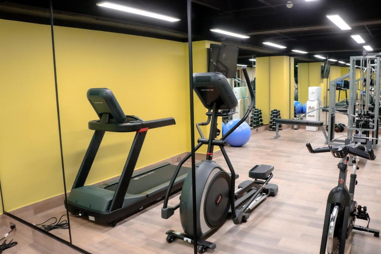 Отель La Joya Pachuca Экстерьер фото A gym in a hotel